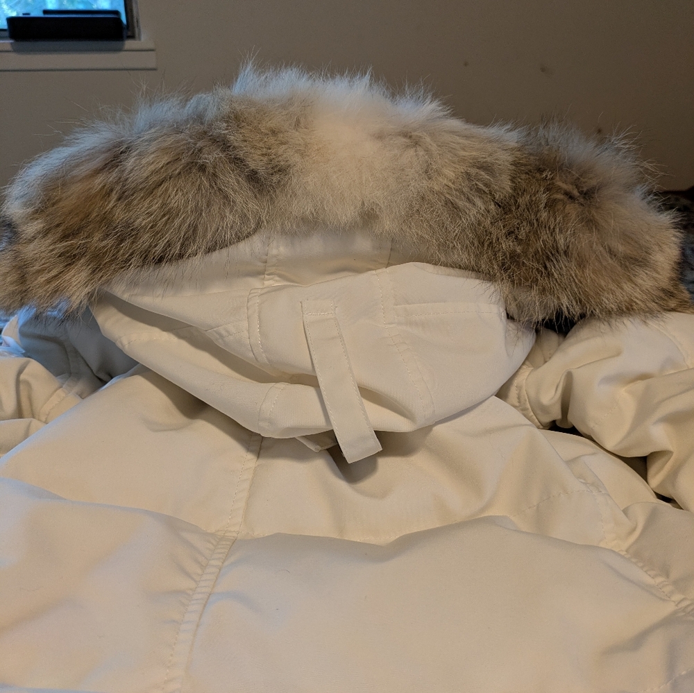 Canada Goose white Shelburne parka xl - Picture 8 of 10